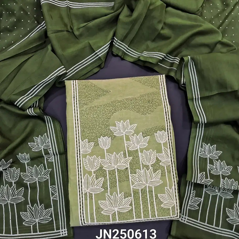 Pastel green premium handloom cotton salwar material jn250613-Neidhal