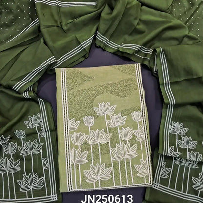 Pastel green premium handloom cotton salwar material jn250613-Neidhal