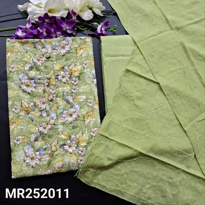 Pastel green printed glazed cotton salwar material mr252011-Neidhal