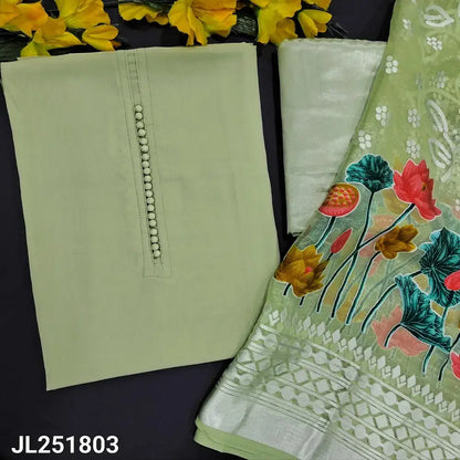 Pastel green semi georgette salwar material jl251803-Neidhal