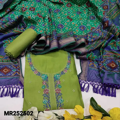 Pastel green soft silk cotton salwar material mr252502-Neidhal