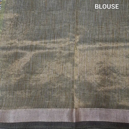 Pastel green soft tissue silk cotton saree ns238-Neidhal