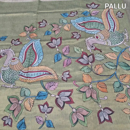 Pastel green soft tissue silk cotton saree ns238-Neidhal