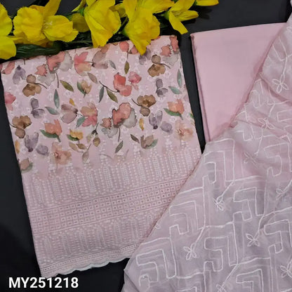 Pastel pink chikankari pure cotton salwar material my251218-Neidhal