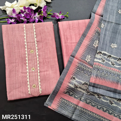 Pastel pink digital printed silk cotton salwar material mr251311-Neidhal