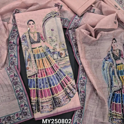 Pastel pink digital printed silk cotton salwar material my250802-Neidhal