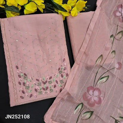 Pastel pink fancy soft silk cotton salwar material jn252108-Neidhal