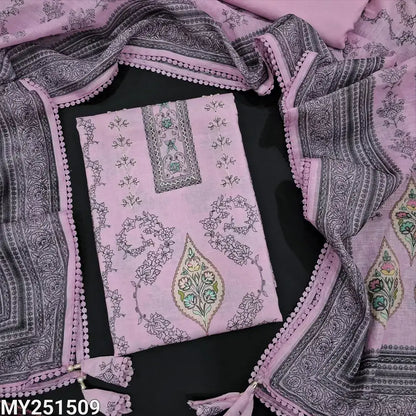 Pastel pink karachi linen salwar material my251509-Neidhal