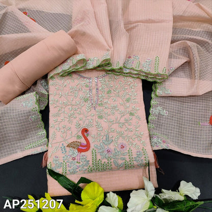 Pastel pink kota salwar material ap251207-Neidhal