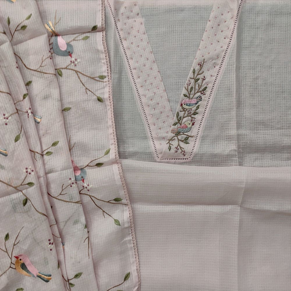 Pastel pink kota salwar material ap251401-Neidhal