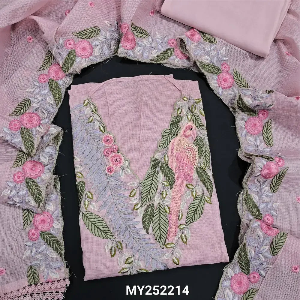 Pastel pink kota salwar material my252214-Neidhal