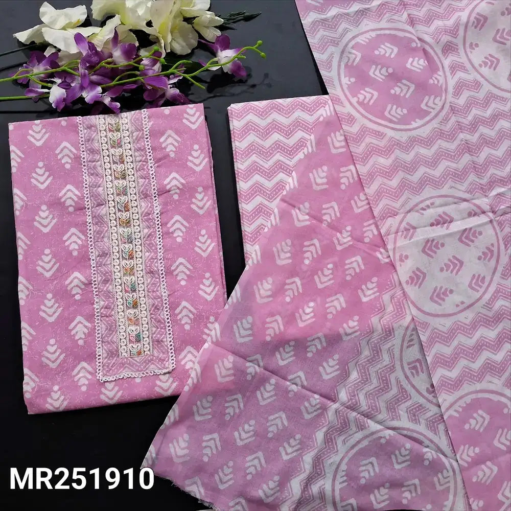 Pastel pink printed soft cotton salwar material mr251910-Neidhal