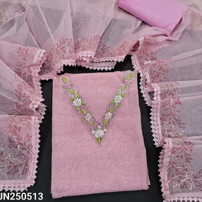 Pastel pink printed super net salwar material jn250513-Neidhal