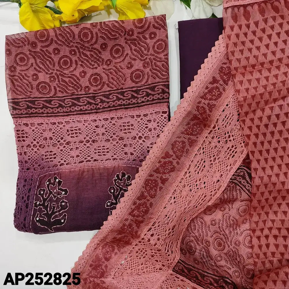 Pastel pink purple premium super net salwar material ap252825-Neidhal