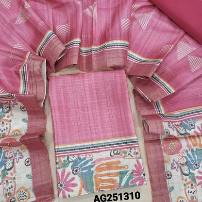 Pastel pink semi tussar salwar material ag251310-Neidhal