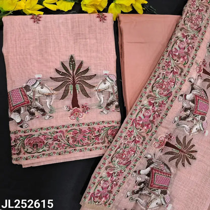 Pastel pink silk cotton salwar material jl252615-Neidhal