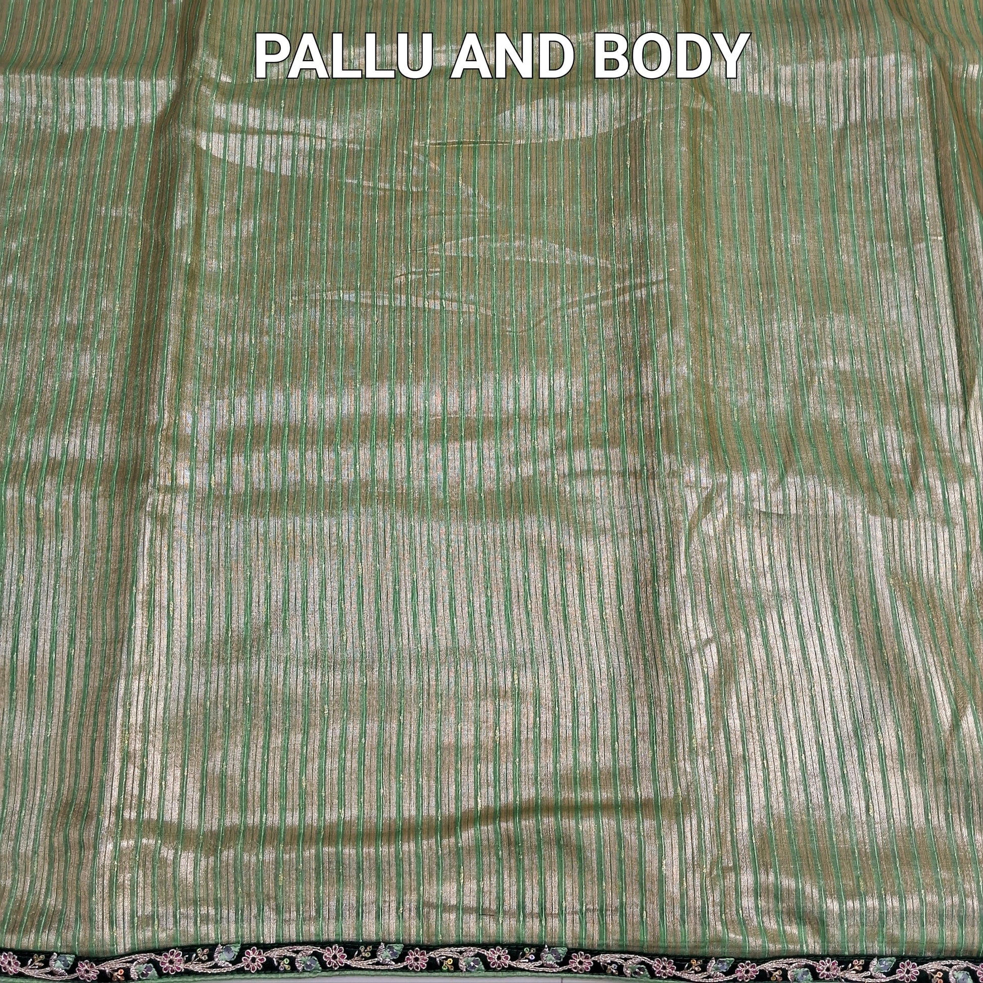 Patel green organza saree ns230-Neidhal