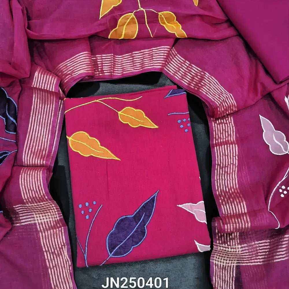 Pink designer cotton salwar material jn250401-Neidhal