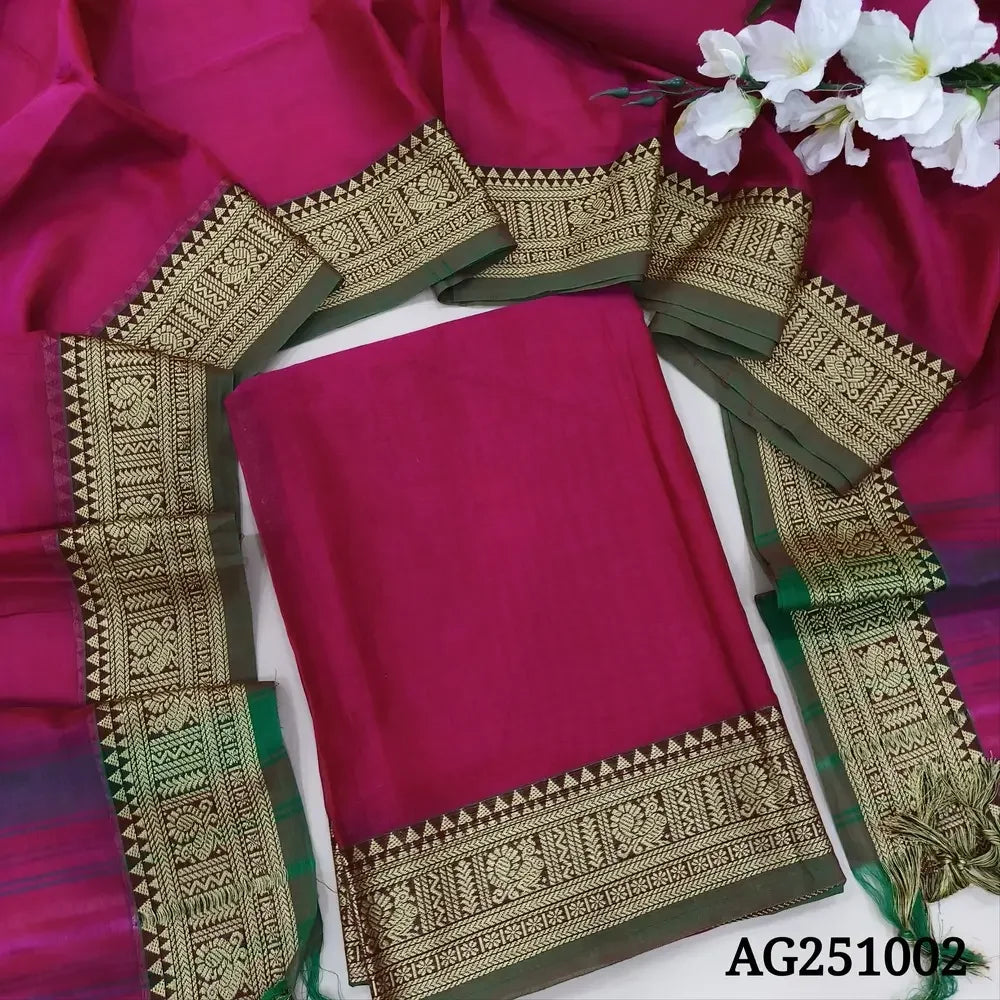 Pink designer mul chanderi salwar material ag251002-Neidhal