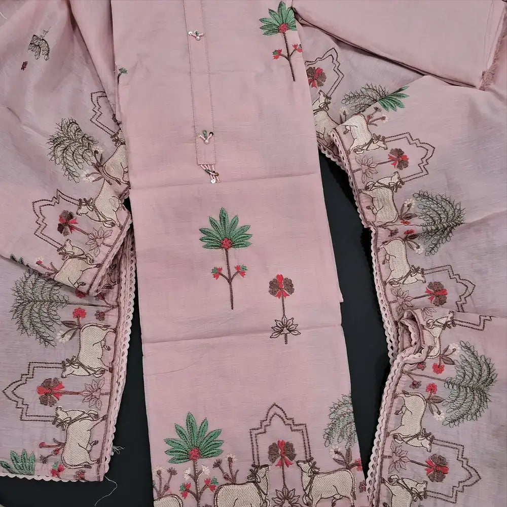 Pink designer mul chanderi silk cotton salwar material jn252103-Neidhal