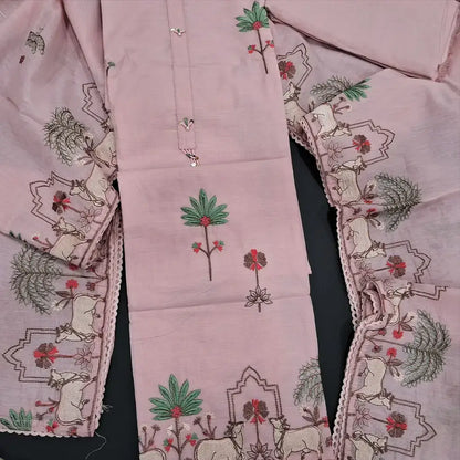 Pink designer mul chanderi silk cotton salwar material jn252103-Neidhal