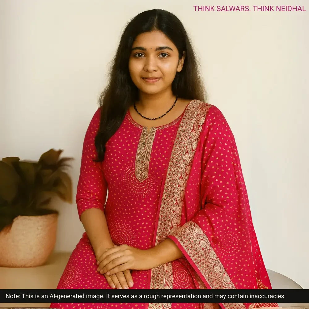 Pink designer pure dola silk salwar material ag251103 Neidhal