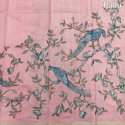 Pink designer silk cotton saree ns114-Neidhal