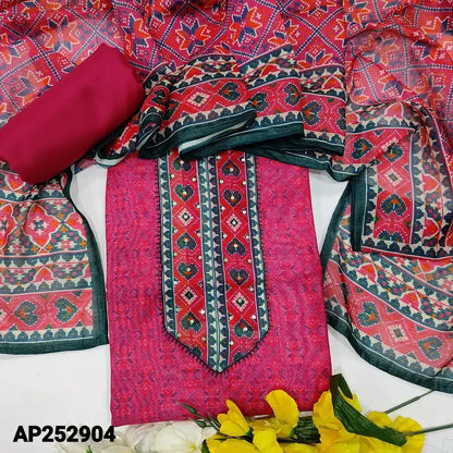 Pink digital printed silk cotton salwar material ap252904-Neidhal