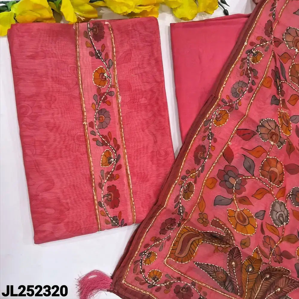 Pink digital printed soft silk cotton salwar material jl252320-Neidhal
