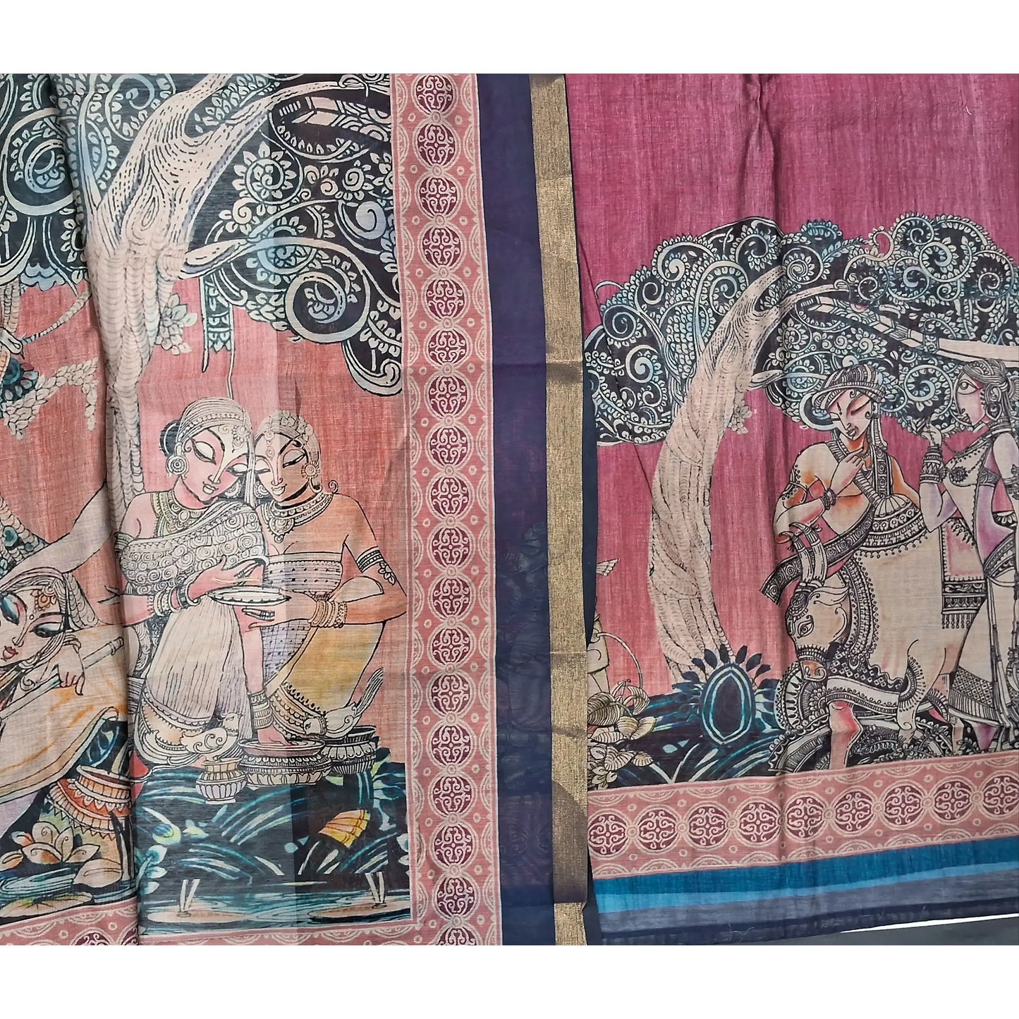 Pink digital printed soft silk cotton salwar material mr251005-Neidhal