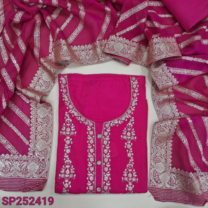 Pink dola silk salwar material SP252419-Neidhal