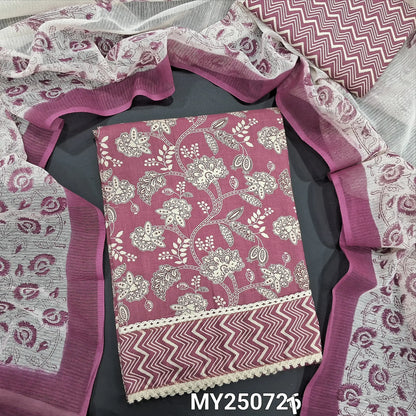 Pink floral printed soft cotton salwar material my250721-Neidhal