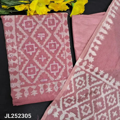 Pink kota silk cotton salwar material jl252305-Neidhal