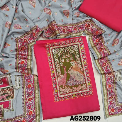 Pink premium modal salwar material ag252809 Neidhal