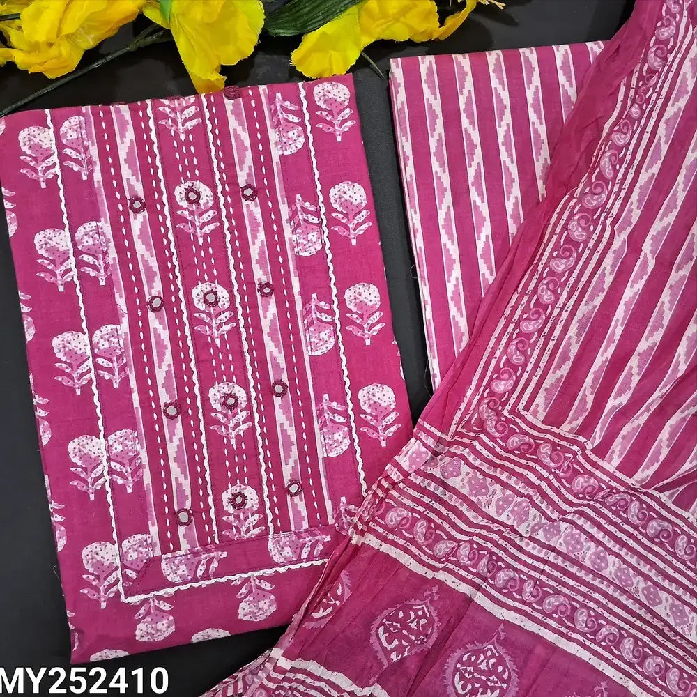 Pink printed cotton salwar material my252410-Neidhal