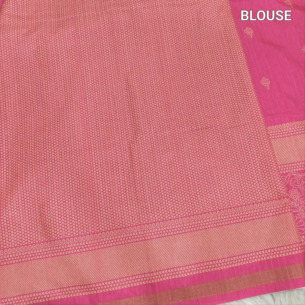 Pink printed fancy chappa silk saree ns173-Neidhal