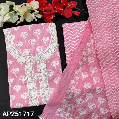 Pink printed soft cotton salwar material ap251717-Neidhal