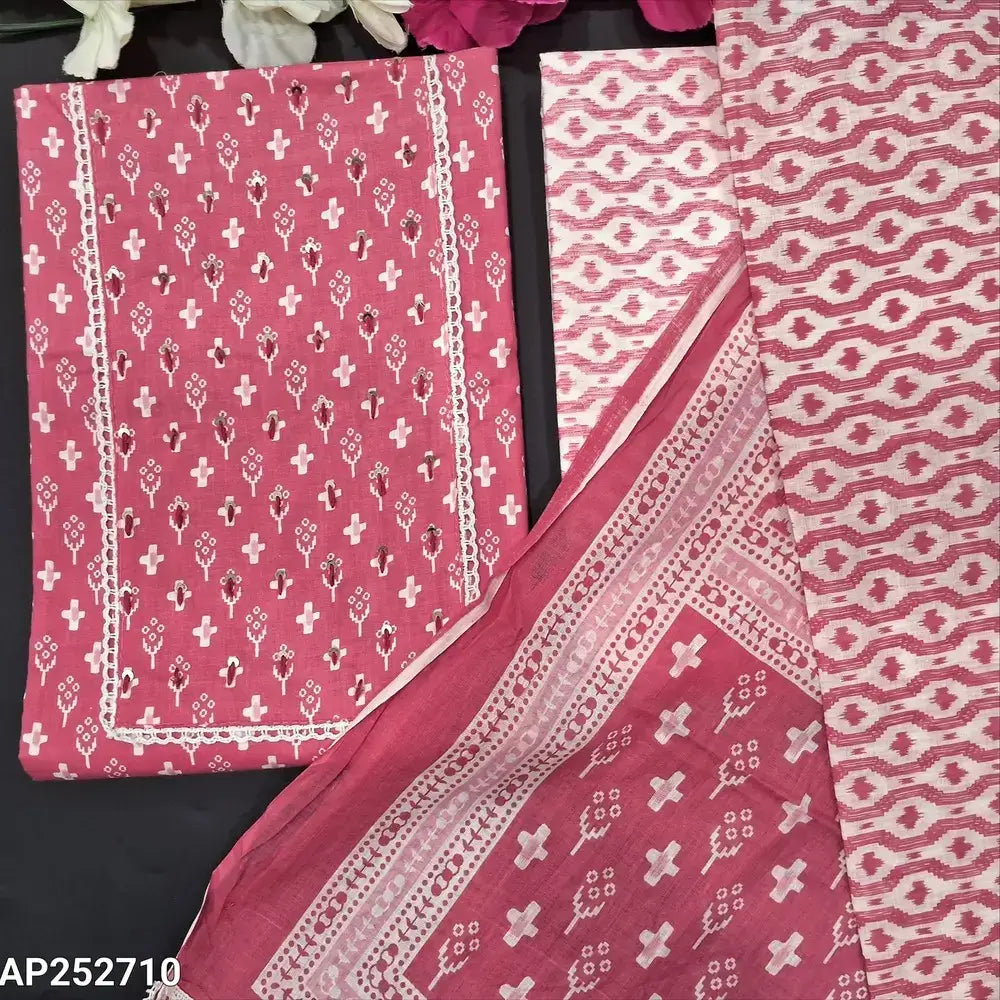 Pink printed soft cotton salwar material ap252710-Neidhal
