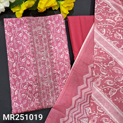 Pink printed soft cotton salwar material mr251019-Neidhal