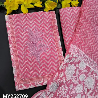 Pink printed soft cotton salwar material my252709-Neidhal