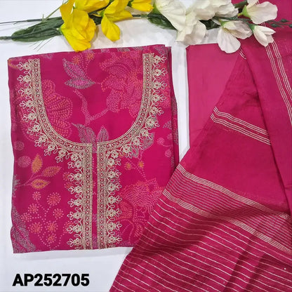 Pink printed soft silk cotton salwar material ap252705-Neidhal
