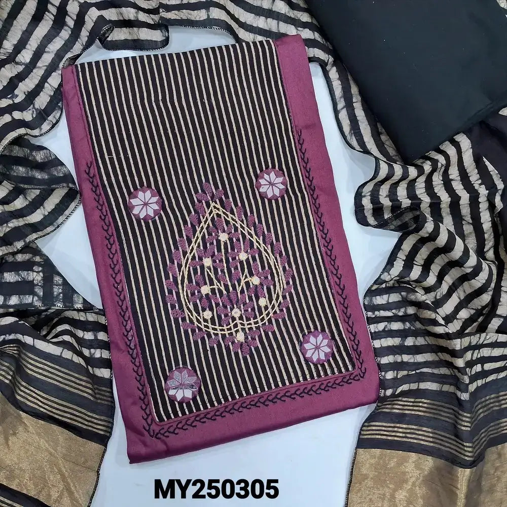 Pink satin cotton salwar material my250305-Neidhal