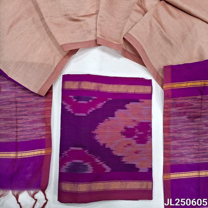 Pink silk cotton salwar material jl250605-Neidhal