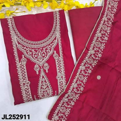 Pink silk cotton salwar material jl252911-Neidhal