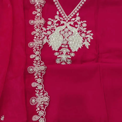 Pink soft silk cotton salwar material ap252317-Neidhal