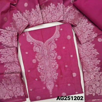 Pink uppada silk salwar material ag251202-Neidhal