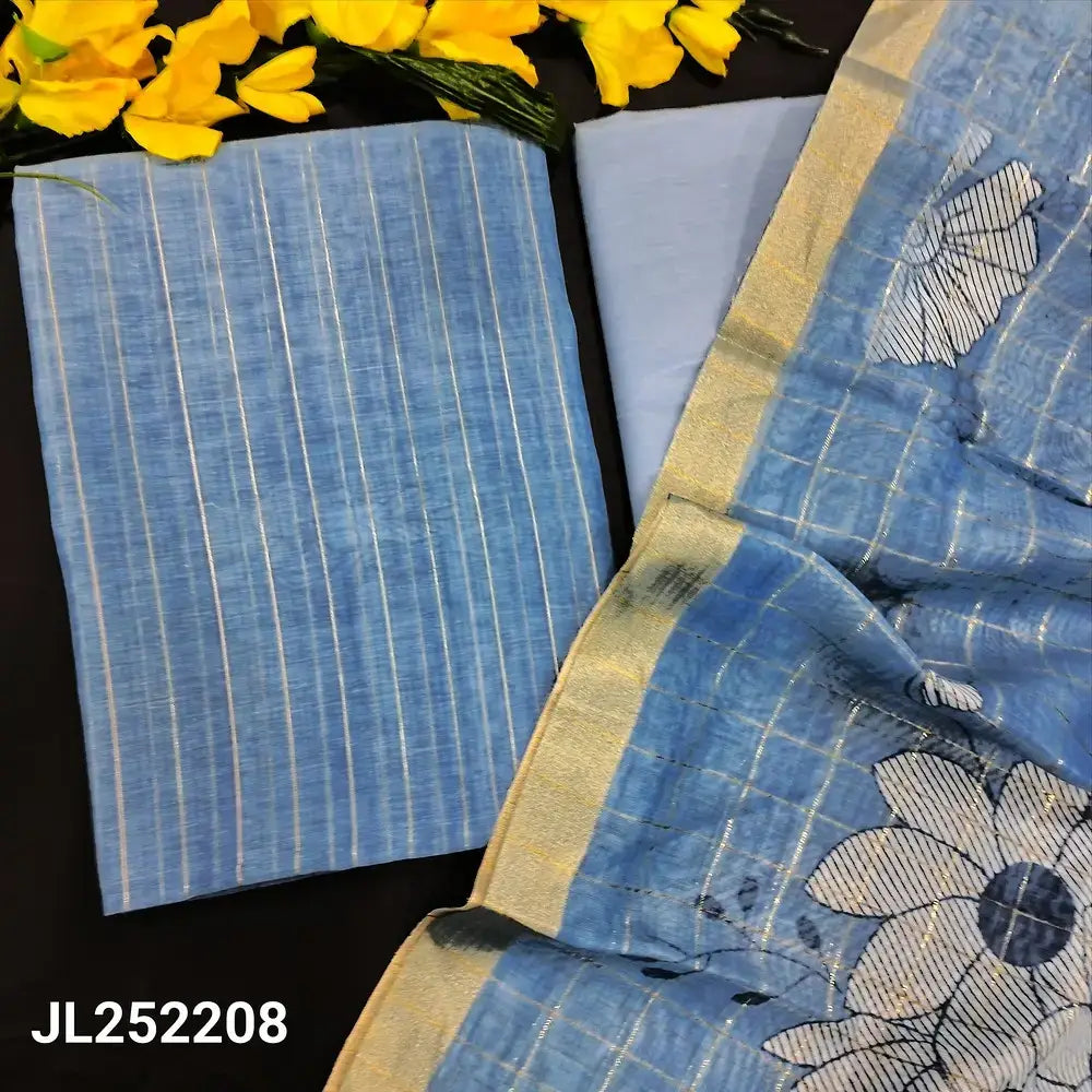 Powder blue fancy silk cotton salwar material jl252208-Neidhal
