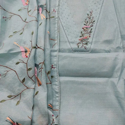 Powder blue kota salwar material ap251403-Neidhal