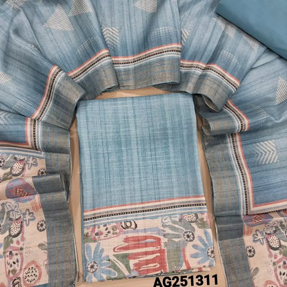 Powder blue semi tussar salwar material ag251311-Neidhal