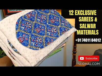 CODE NS178 : Brown silk cotton saree with zari buttas& borders(textured& light weight)zari buttas on pallu, running blouse with zari buttas& border.